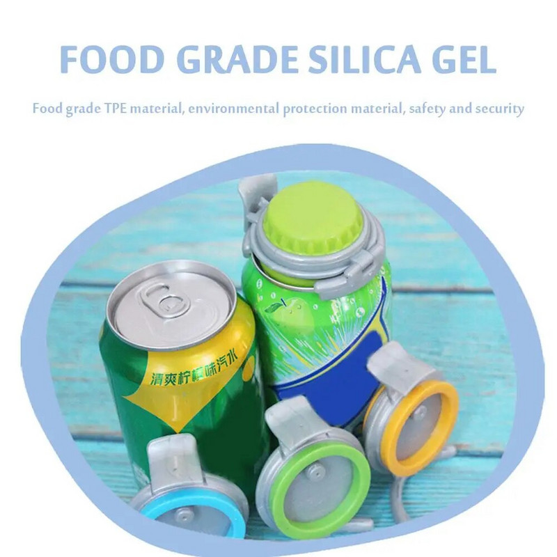 TPE buborékszivattyú doboz frissen tartó fedél újrafelhasználható fedél Biztonságos biztonságos szivattyúház Környezetbarát Nagyítás Szénsavas ital