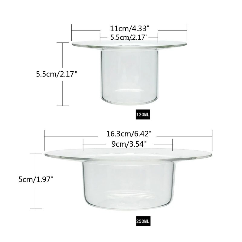 Μπολ Σούπας Ψάθινο καπέλο Μπολ Κουζινικά σκεύη Γυάλινο Υλικό 2 μεγέθη για να διαλέξετε