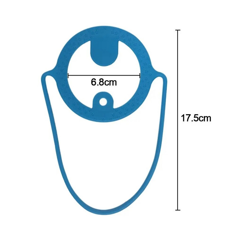 Szilikon vizespalack hordszíjak, hordozható, újrafelhasználható pohárhuzat kihangosító heveder Italos bögre markolat tejes teahordozó tartó