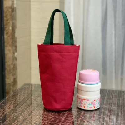 Vászon vizespalack táska tömör fogantyúval Négyzet alakú palackok tartó Nagy kapacitású Rotundity esernyőtáska Kezdőlap