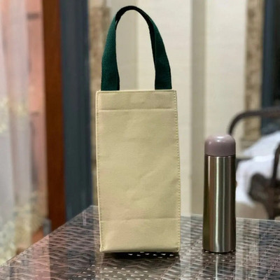 Vászon vizespalack táska tömör fogantyúval Négyzet alakú palackok tartó Nagy kapacitású Rotundity esernyőtáska Kezdőlap