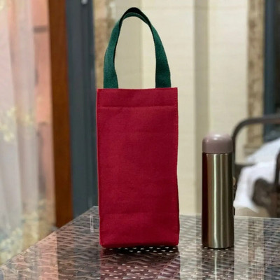 Vászon vizespalack táska tömör fogantyúval Négyzet alakú palackok tartó Nagy kapacitású Rotundity esernyőtáska Kezdőlap