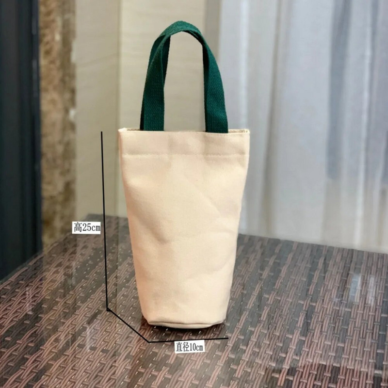 Vászon vizespalack táska tömör fogantyúval Négyzet alakú palackok tartó Nagy kapacitású Rotundity esernyőtáska Kezdőlap