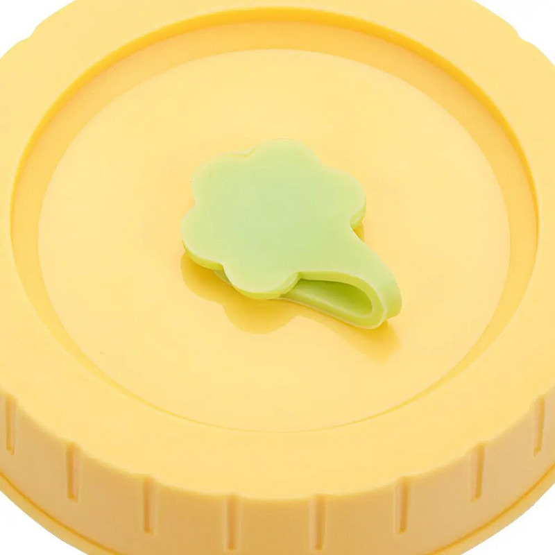 1/4 τεμ. Χαριτωμένα καπάκια βάζας Mason γενικής χρήσης με τρύπα από άχυρο 70 χιλιοστά Αποθήκευση διαμέτρου 70 mm Προμήθειες κουζίνας με προστασία από διαρροές