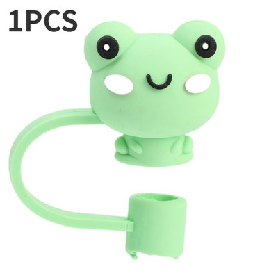 5/1db szilikon szívószál fedők sapka Aranyos virágos szívószál tetők poharakhoz Porálló ivószalma sapkák Újrafelhasználható szívószálak hegyek fedők