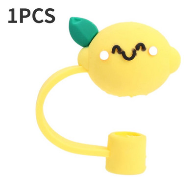 5/1db szilikon szívószál fedők sapka Aranyos virágos szívószál tetők poharakhoz Porálló ivószalma sapkák Újrafelhasználható szívószálak hegyek fedők