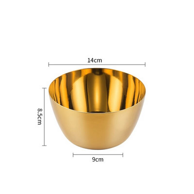 Купи за плодова салата с плоско дъно от неръждаема стомана Купа за супа Ramen с голям капацитет Миксер за яйца Контейнер за храна Кухненски съдове и прибори