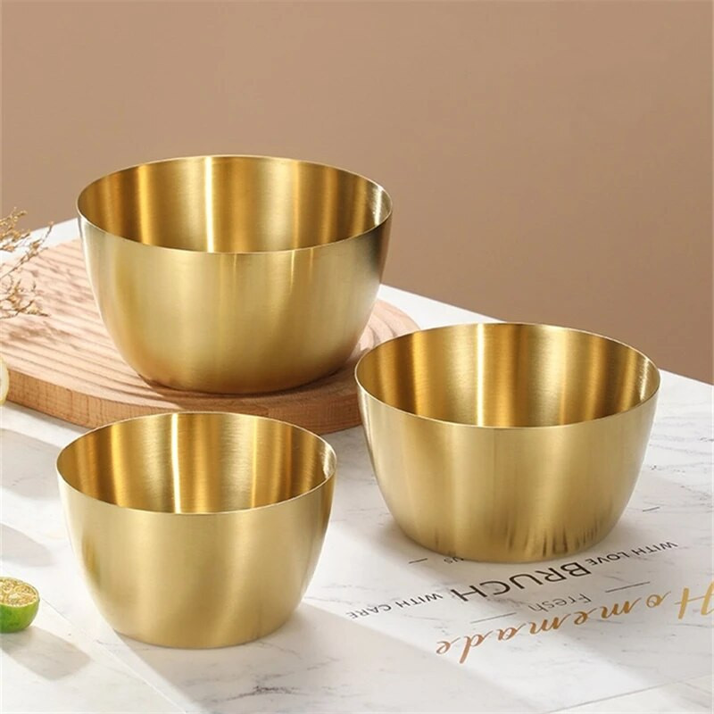 Από ανοξείδωτο ατσάλι Με επίπεδο κάτω μέρος Μπολ για φρουτοσαλάτες Ramen μεγάλης χωρητικότητας Μπολ Σούπας Μίξερ αυγών Δοχείο φαγητού Επιτραπέζια σκεύη κουζίνας