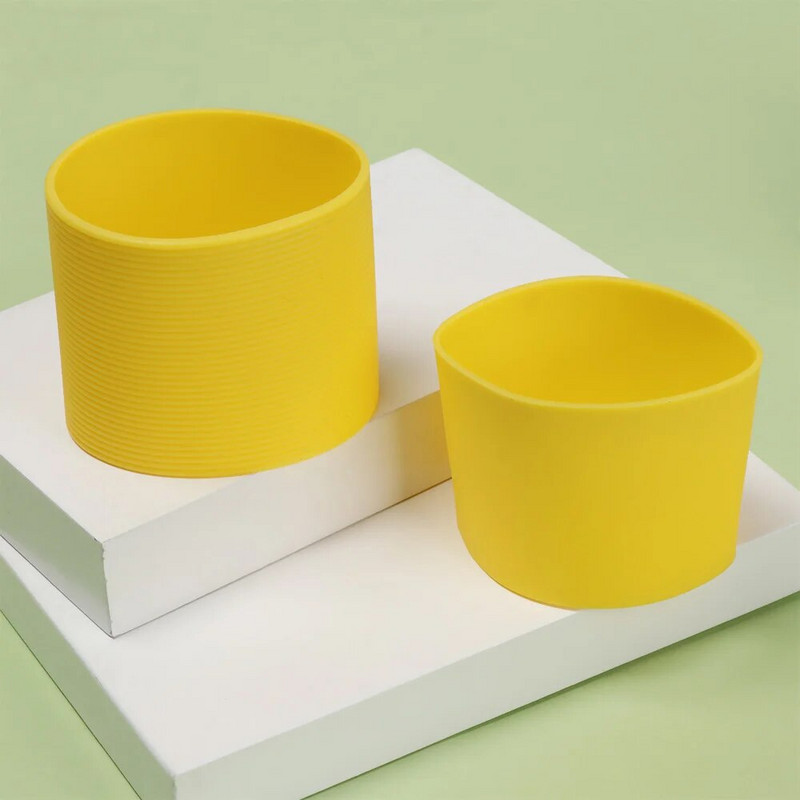 Επιτραπέζια πατάκια αντιολισθητικά Αντιολισθητικά μανίκια κύπελλου σιλικόνης Σουβέρ για κύπελλο νερού Μανίκια μπουκαλιού Μονωτικό κάλυμμα κυπέλλου