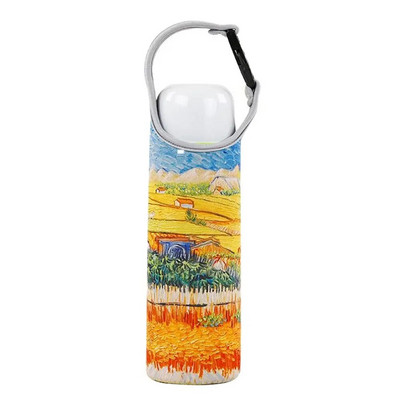 1 db hordozható sport vizes palack fedő szigetelő hüvely táska tok vákuum csésze tasak kültéri kemping ivóeszköz tartozékok