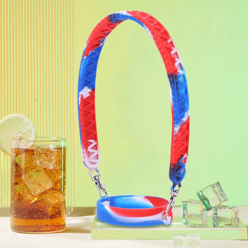 Szilikon vizespalack fogantyú, illik a legtöbb 8-40 oz-os palackhoz