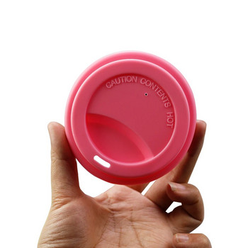 1PCS 9cm Универсални силиконови капаци за чаши за многократна употреба Свеж капак Силиконова изолация Анти-прах Капак за чаша Капак за чаша за кафе Капак за чаша