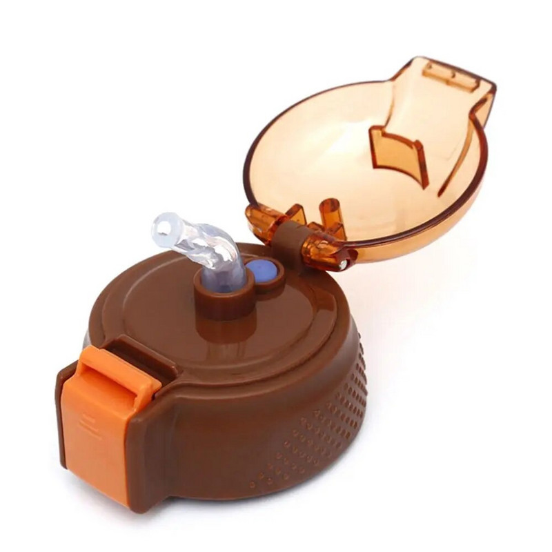 2бр. Термос за многократна употреба със сламка Резервна бутилка за вода Детска чаша Капак Капак за чаша Силиконови капаци за чаши