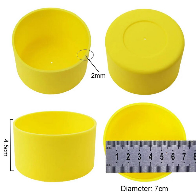 Silicone World Silicone Cup Bottle Cover 7,0CM Heat Insulation Coaster Sleeve Κάλυμμα Κυπέλλου νερού Θήκη 70mm Αντιολισθητικό μανίκι μπουκαλιού