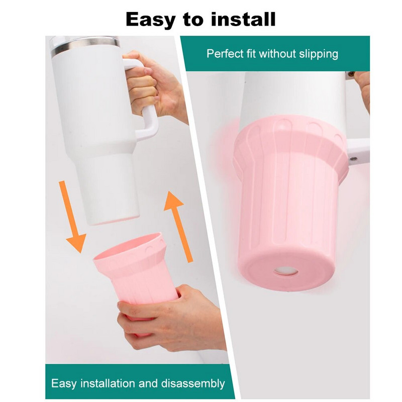 Противохлъзгаща се силиконова чаша за багажник Калъф за ръкав за багажник Stanley 30oz/40oz Quencher Adventure Tumbler