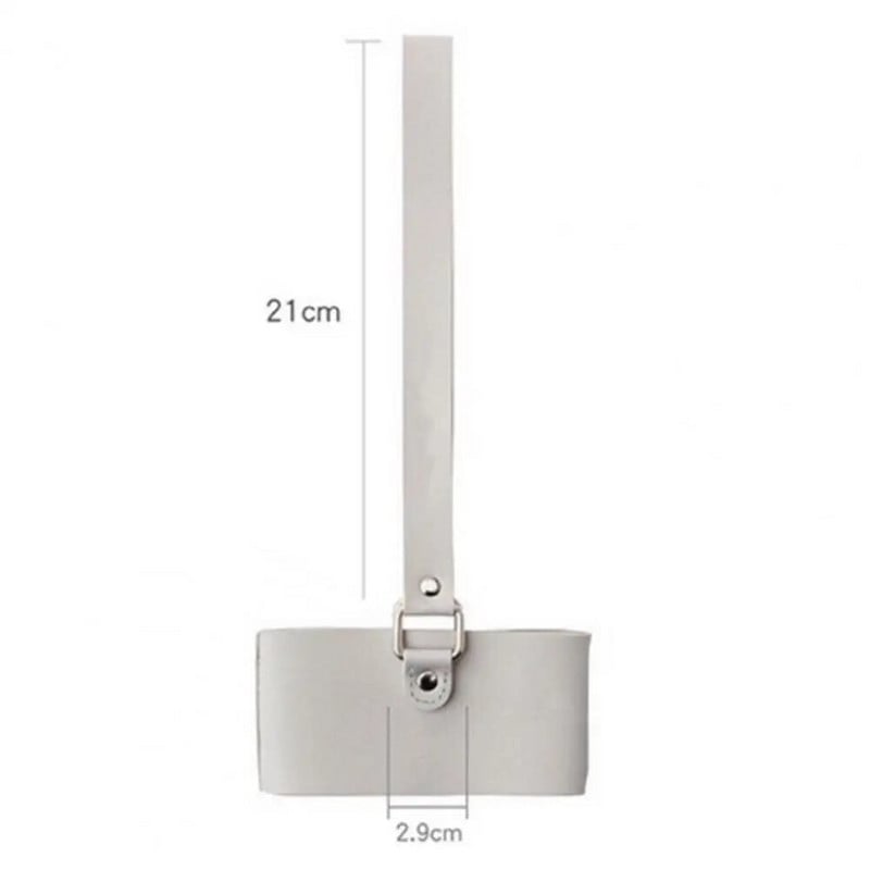 Полезна чанта за чаша за напитки Устойчив на износване държач за бутилка вода Лесен за пренасяне Топлоустойчив държач за чаша за кафе Каишка за окачване