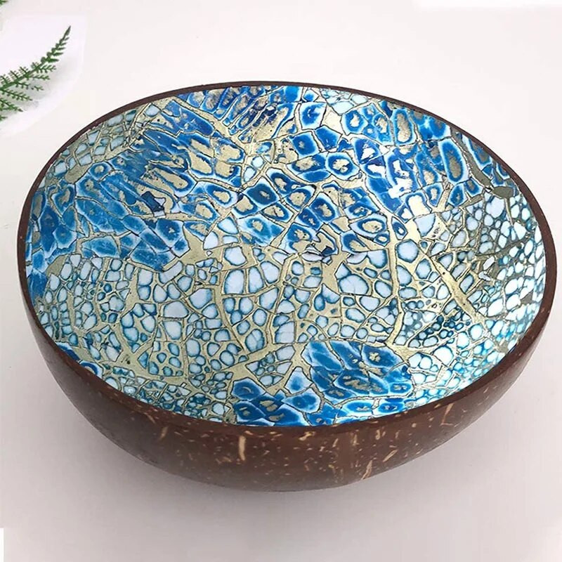 2 ΤΕΜ Μπολ καρύδας, Φυσικό μπολ καρύδας, Πιάτο καρύδας, Διακοσμητικά μπολ, Πιάτο κλειδιού, Μπολ σερβιρίσματος για γραφείο, Μπολ καραμελών, Ξηροί καρποί