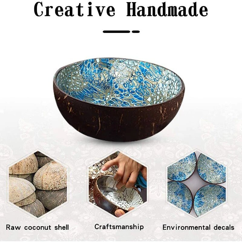 2 ΤΕΜ Μπολ καρύδας, Φυσικό μπολ καρύδας, Πιάτο καρύδας, Διακοσμητικά μπολ, Πιάτο κλειδιού, Μπολ σερβιρίσματος για γραφείο, Μπολ καραμελών, Ξηροί καρποί