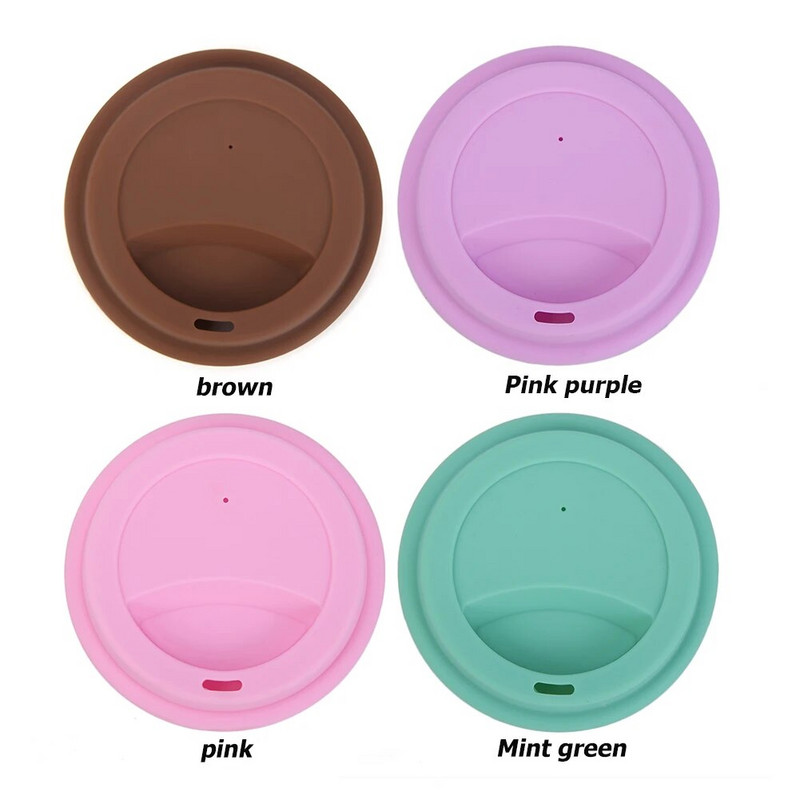 Καπάκια φλυτζανιών σιλικόνης σε σχήμα τροχού Ανθεκτικά στη σκόνη Σφραγισμένο κάλυμμα μπολ Αξεσουάρ Κυπέλλου Μεταφέρετε και καθαρίστε εύκολα Φωτεινά καπάκια φλυτζανιών