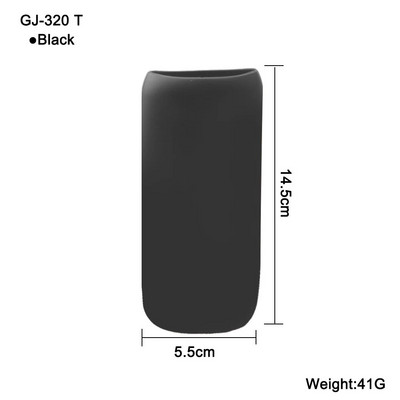 1 buc capac de protecție din silicon pentru pahare termo cilindru drept antiderapant biberon de apă din sticlă antiopărire și izolare termică