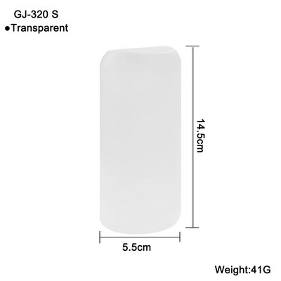 1 buc capac de protecție din silicon pentru pahare termo cilindru drept antiderapant biberon de apă din sticlă antiopărire și izolare termică