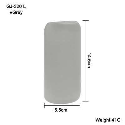 1 buc capac de protecție din silicon pentru pahare termo cilindru drept antiderapant biberon de apă din sticlă antiopărire și izolare termică