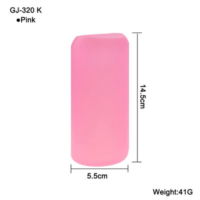 1 buc capac de protecție din silicon pentru pahare termo cilindru drept antiderapant biberon de apă din sticlă antiopărire și izolare termică