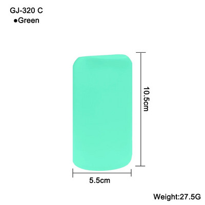 1 buc capac de protecție din silicon pentru pahare termo cilindru drept antiderapant biberon de apă din sticlă antiopărire și izolare termică