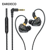 Căști cu fir EARDECO 3,5 mm Căști pentru jocuri în ureche Căști Bass cu microfon Căști stereo cu fir pentru computer Oppo Xiaomi
