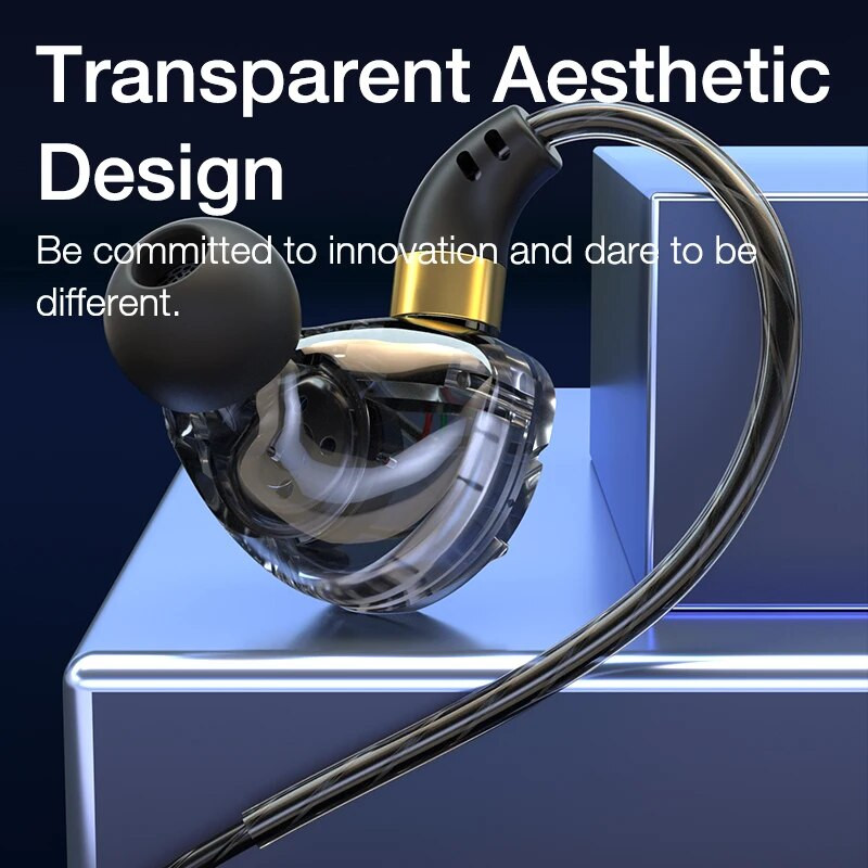 EARDECO Ενσύρματο ακουστικό 3,5 mm In Ear Ακουστικά για Gaming Ακουστικά Μπάσο με Mic Stereo Ενσύρματα ακουστικά για τον υπολογιστή Oppo Xiaomi