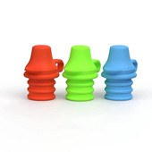 Φορητό Kids No Spill Choke Bottle Water Adapter with Tube Drinking Stight for Baby Drink Feeder Καπάκι μπουκαλιού με προστασία από διαρροή νερού