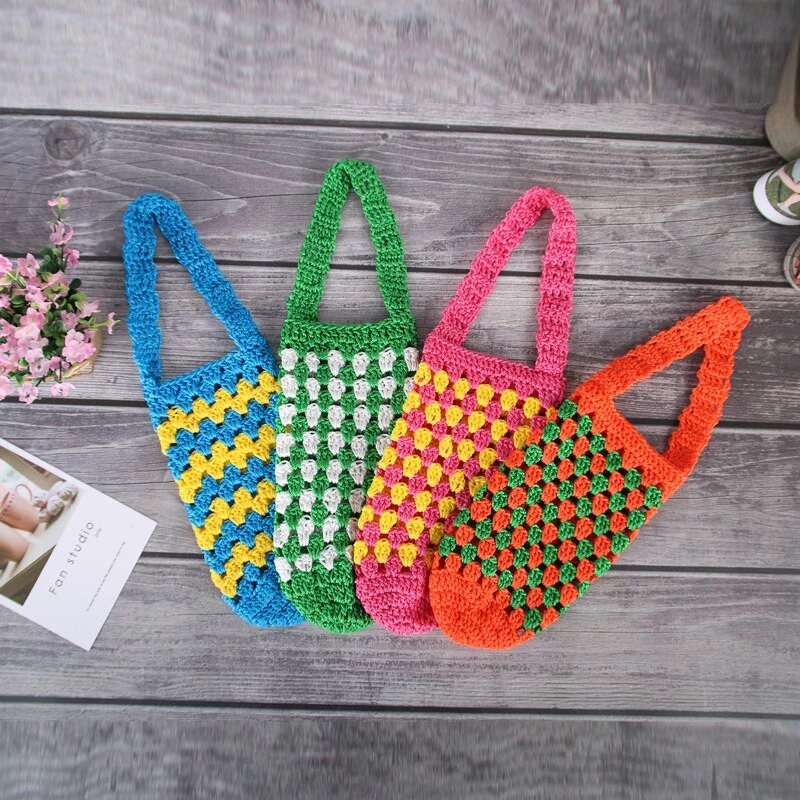 Φορητό Thermos Cup μανίκι με λαβή 400-600ml Κάλυμμα για μπουκάλι νερού με βελονάκι Θήκη Πλεκτοθήκη για μπουκάλια νερού Θήκη Κάλυμμα τσάντας