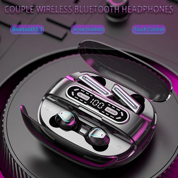 M56 Couple Wireless Earbuds Ακουστικά gaming με θήκη φόρτισης Power Display 4 ακουστικά για κινητό τηλέφωνο Φορητός υπολογιστής