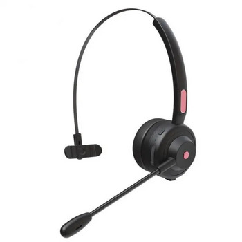 Ασύρματο Bluetooth 5.1 Ακουστικά Τηλεφωνικά Ακουστικά Τηλεφωνικό Κέντρο Γραφείου Υπολογιστή Ακύρωση θορύβου Εξυπηρέτηση πελατών με μικρόφωνο