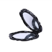 Mini Mirror Retro Rose Flower Φορητός μικρός καθρέφτης μακιγιάζ τσέπης Καθρέφτες χεριών διπλής όψης Συμπαγές καλλυντικό εργαλείο ομορφιάς Τουαλέτα