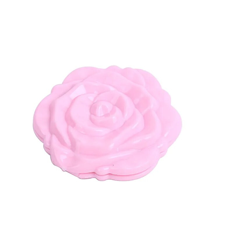 Mini Mirror Retro Rose Flower Φορητός μικρός καθρέφτης μακιγιάζ τσέπης Καθρέφτες χεριών διπλής όψης Συμπαγές καλλυντικό εργαλείο ομορφιάς Τουαλέτα