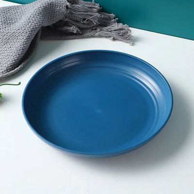 Детска чиния за вечеря Нечуплива закуска Купа със слама Сос Подправка Ястие Разградими ЕКО-приятелски съдове Костни съдове Цветни