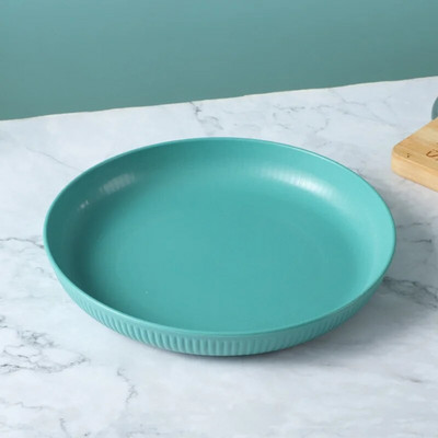 Детска чиния за вечеря Нечуплива закуска Купа със слама Сос Подправка Ястие Разградими ЕКО-приятелски съдове Костни съдове Цветни