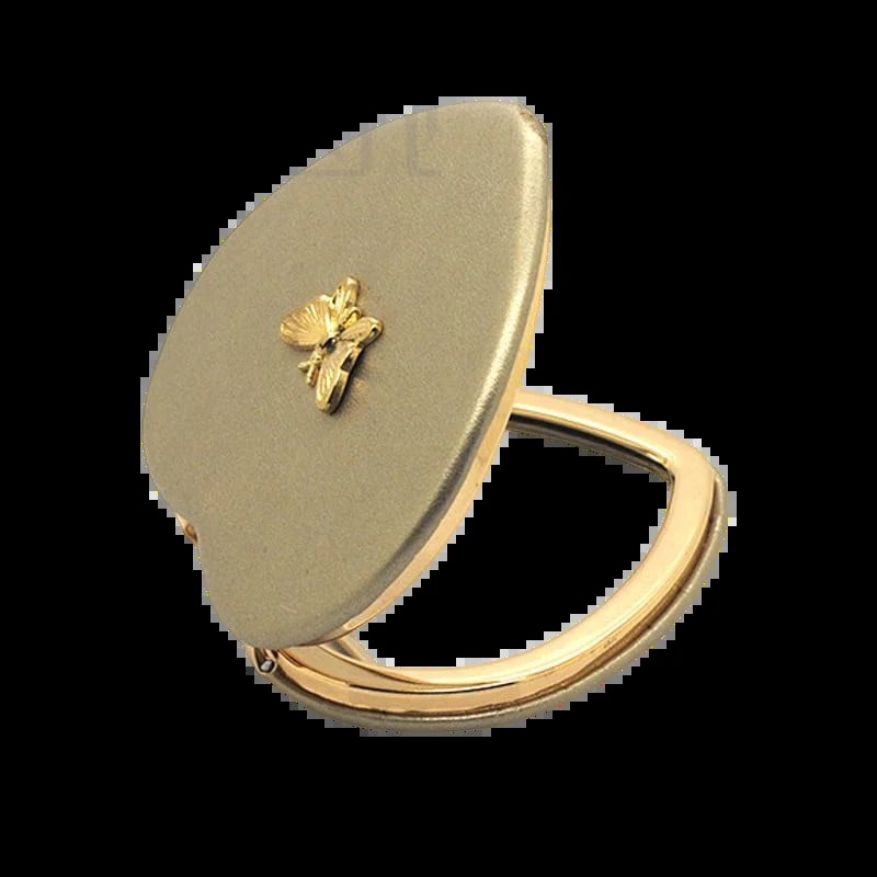 Μικρός καθρέφτης μακιγιάζ μέλισσας Καρδιά διπλής όψεως Πτυσσόμενος καλλυντικός καθρέφτης καθρέφτης νεσεσέρ Συμπαγής καλλυντικός καθρέφτης χειρός Ταξίδι τσέπης