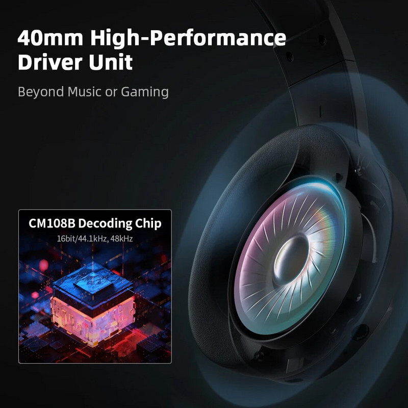 Edifier Gaming Headset HECATE G30 II USB vezetékes fejhallgató RGB Lighting 7.1 Surround Sound PC PS4 PS5 Xbox mikrofonnal