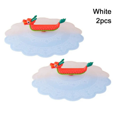 1/2db szilikon bögre csésze fedő tömítő védő fedél hő hőmérséklet megőrzés pormentes tea/kávé/tej csésze domború fogantyúval