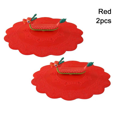 1/2db szilikon bögre csésze fedő tömítő védő fedél hő hőmérséklet megőrzés pormentes tea/kávé/tej csésze domború fogantyúval