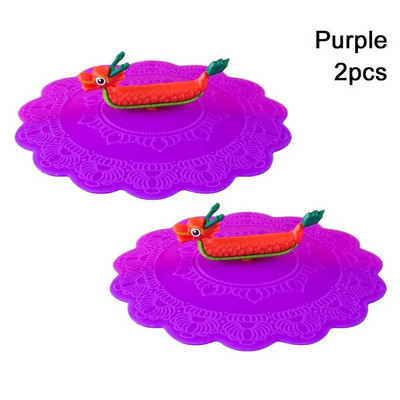 1/2db szilikon bögre csésze fedő tömítő védő fedél hő hőmérséklet megőrzés pormentes tea/kávé/tej csésze domború fogantyúval