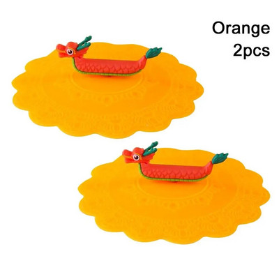 1/2db szilikon bögre csésze fedő tömítő védő fedél hő hőmérséklet megőrzés pormentes tea/kávé/tej csésze domború fogantyúval
