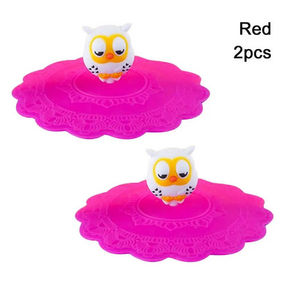 1/2db szilikon bögre csésze fedő tömítő védő fedél hő hőmérséklet megőrzés pormentes tea/kávé/tej csésze domború fogantyúval