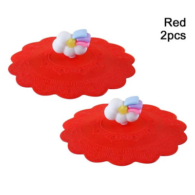 1/2db szilikon bögre csésze fedő tömítő védő fedél hő hőmérséklet megőrzés pormentes tea/kávé/tej csésze domború fogantyúval