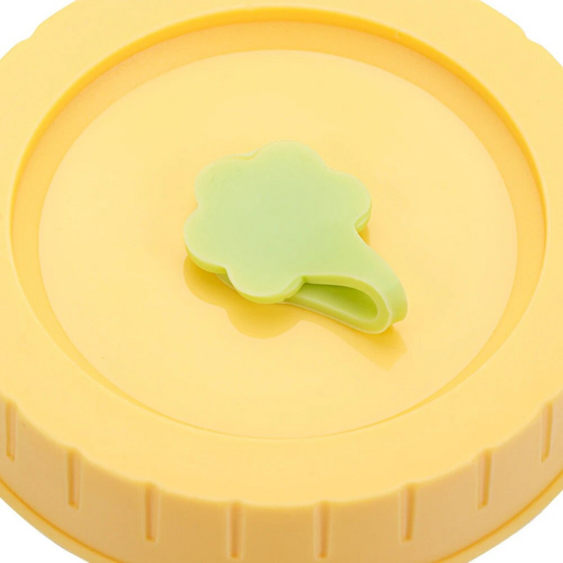 Aranyos befőttesüveg fedelek szalmalyukkal 70 mm átmérőjű Tárolás Széles szájú szivárgásbiztos bordás csésze fedél Univerzális befőttesüveg kellékek