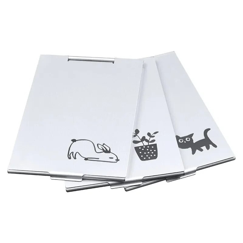 Käes seisev väike peegel alumiiniumist kokkupandav peegel mini kaasaskantav meigipeegel edevus kokkupandav kompaktne taskuga kosmeetikatööriistad