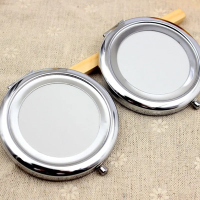 Mini kišeninis veidrodis grožio kosmetinis veidrodis kalnų krištolas sulankstomas kompaktiškas veidrodis, nešiojamas dvipusis sulankstomas kosmetinis veidrodis