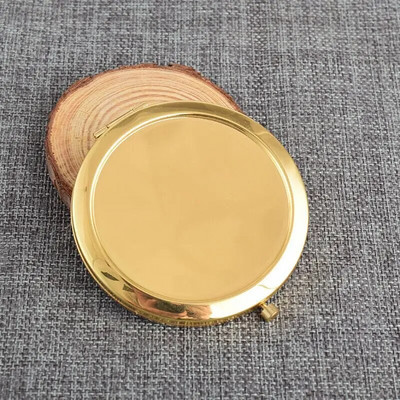 Mini kišeninis veidrodis grožio kosmetinis veidrodis kalnų krištolas sulankstomas kompaktiškas veidrodis, nešiojamas dvipusis sulankstomas kosmetinis veidrodis